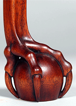 antique chippendale furniture ball claw foot - Foxwood Furniture
