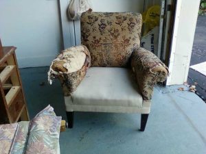 before chair repair