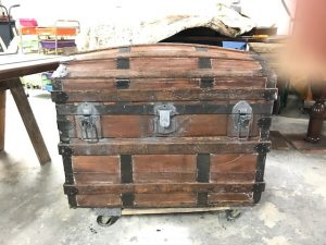 Humpback chest before refinishing