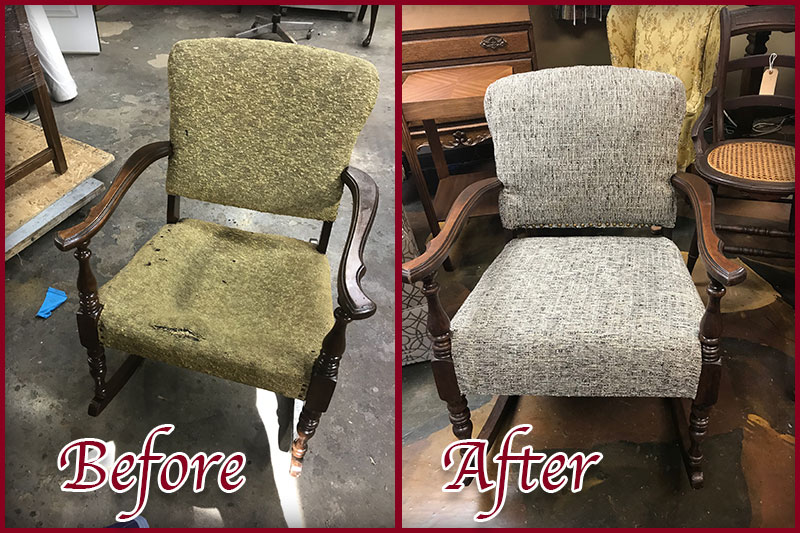 Furniture Repair - Before and After Pictures