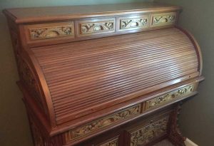 Rolltop Tambour Desk Furniture Repair In Plymouth
