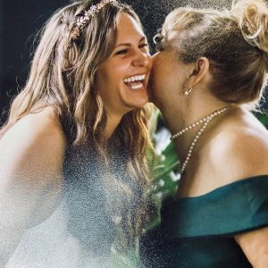 Happy Bride at Wedding