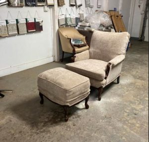 process of reupholstery