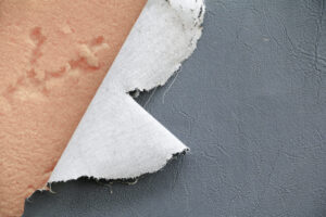 cracked upholstery